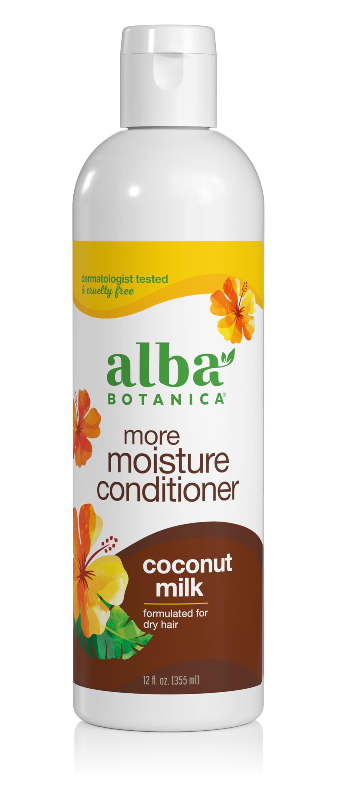Alba Botanica Drink It Up Coconut Milk Hawaiian Conditioner, 12 oz.