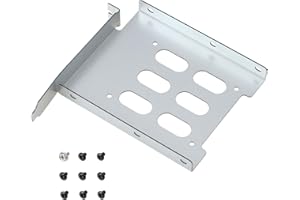 SG Store Computer Hard Drive Adapter Bracket with Screws Compatible with 2.5/3.5 Inch HDD to PCI PCI-E Slot Adapter