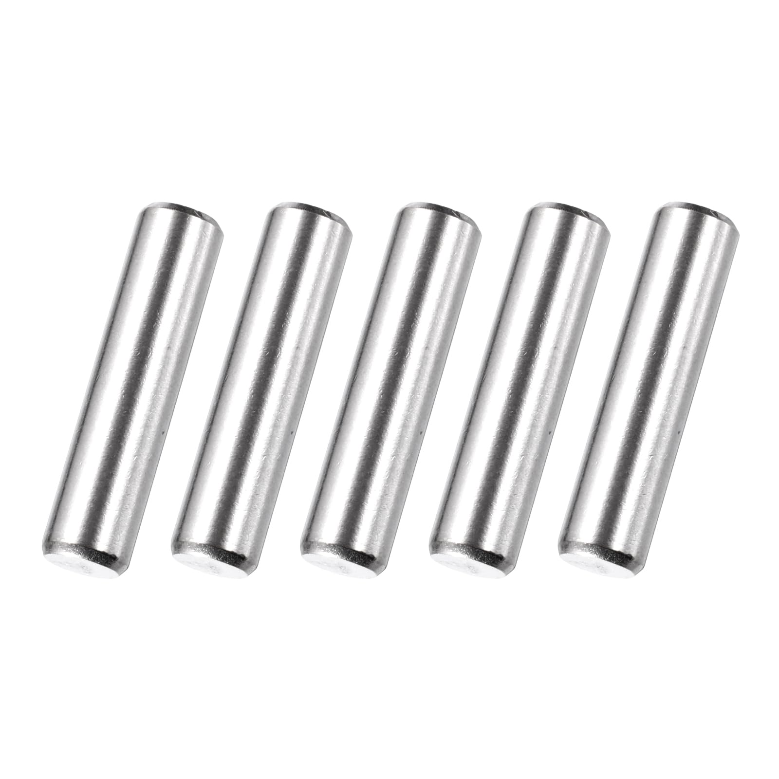 sourcing map 60 Pack RC Wheel Axle Pin, 5x12mm Steel Hex Wheel Hub Nut Pin Replacement for DIY RC Car Truck Boat Helicopter Model Part, Silver