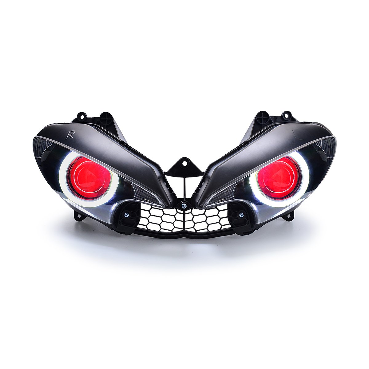 Mua KT Headlight Assembly for R6 2003-2005 Red Demon Eyes Angel Eyes ...