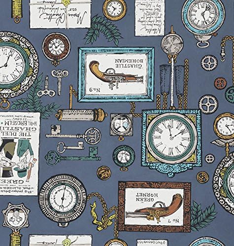 Alexander Henry Fabrics Potion Blue Ghastlie Duel