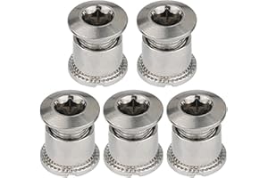 Chainring Bolts 5pcs Durable Steel Lightweight Mountain Bicycle Single Double Triple Chainring Bolts Cycling Accessories Prec