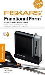 Fiskars Clip-Sharp Scissors Sharpener 4 cm Black Grey view 6