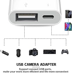 [Apple MFi Certified] Lightning to USB Camera