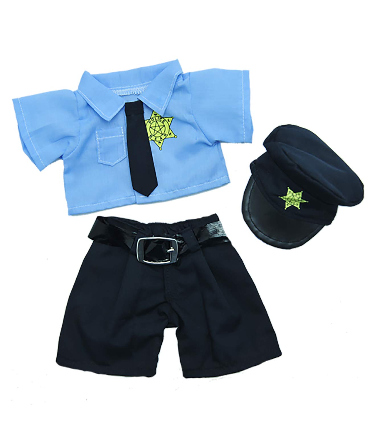 Policeman Teddy Bear Outfit (8")