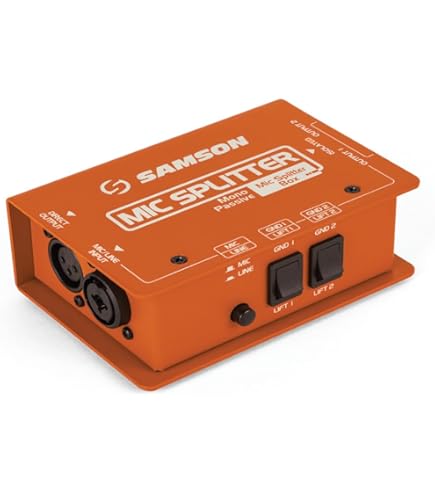 Amazon.com: Whirlwind 1 in 2 Out Mic Level Splitter IMP 1X2