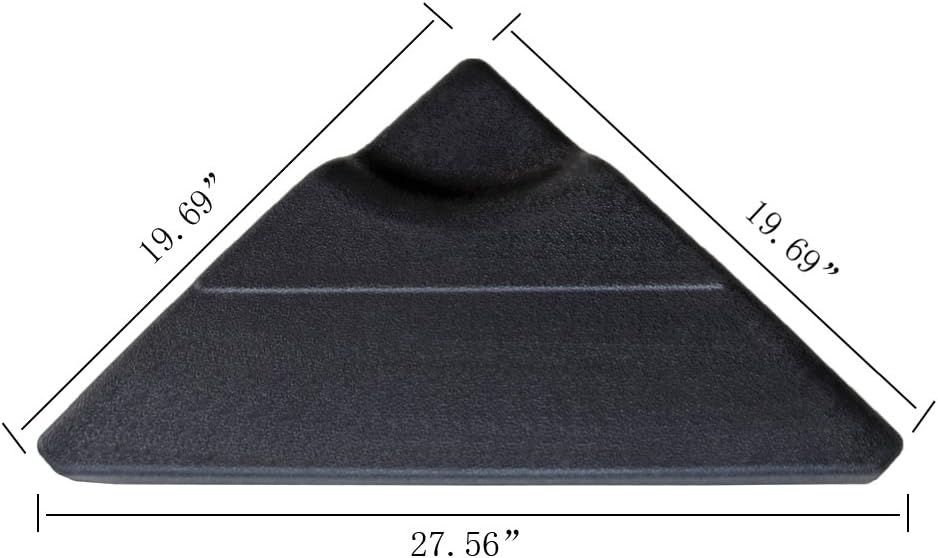 Amazon Com Le Papillon 4 Pieces Cantilever Offset Umbrella Base Weight Plate Black Garden Outdoor