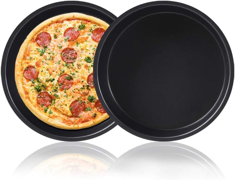 Galapara Pizza Pan, 7 Inch Pizza Tray Carbon Steel & Non