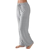 Miniyear Womens Soft Palazzo Pajama Pants Lightweight Comfy Casual Lounge Pj Bottoms Sleepwear