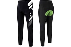 IAGUSOT Kids' Bike Padded Fleece Lined Cycling Pants/Tights