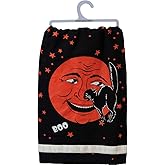 Primitives by Kathy Retro-Inspired Halloween Dish Towel, 28 x 28-Inch, Boo