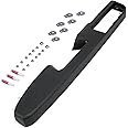 80994 Front Left Driver Side Armrest Repair Kit Fit for Chevy Silverado Suburban Tahoe Avalanche For GMC Sierra Yukon 2010-2014 Door Panel with Release Handle Above Armrest 27In - Black - GM# 84127280