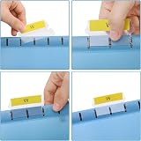 MerryNine Suspension Files 15PCS Polypropylene with Tabs Card Inserts A4 Blue view 5