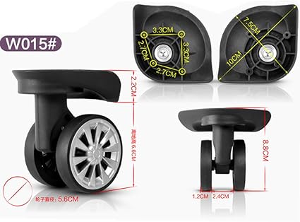suitcase wheels amazon