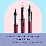 LAMY AL-star Black Purple Fountain Pen, Ergonomic Grip, Steel Nib M, Aluminum view 6