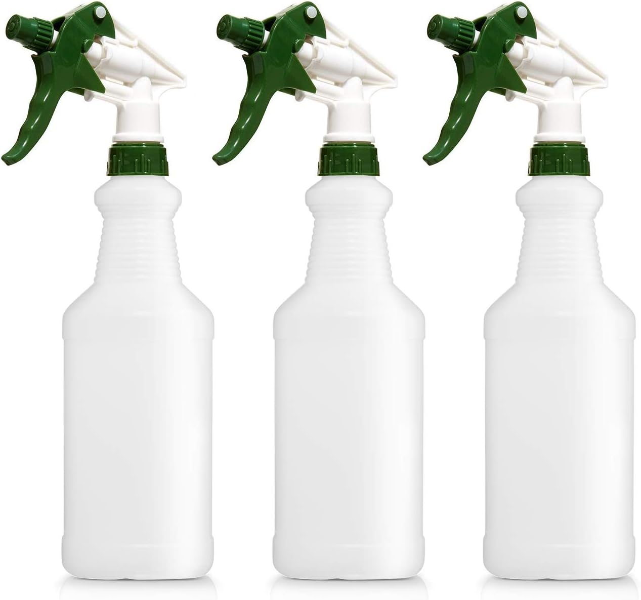Empty Plastic Spray Bottles, 16 Ounce, Pack of 3, Professional Chemical Resistant, Heavy Duty, Fully Adjustable Head Sprayer: Automotive