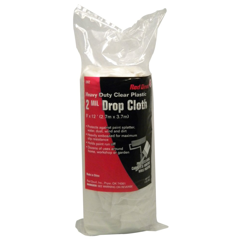 Red Devil 3962 Plastic Drop Cloth