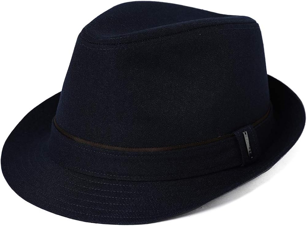 Fancet Trendy Trilby Sombreros de jazz, Homburg, Gangster, Fedora Derby