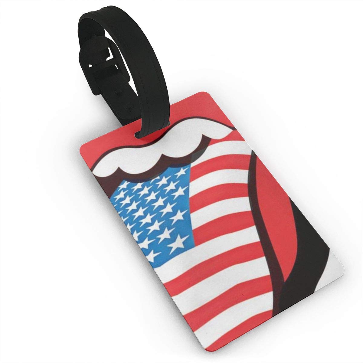 rolling stones luggage tag