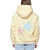Graphic Hoodies for Women Cute Long Sleeve Preppy Sweatshirts Fall Oversized Pullover Hooded Tops With Pockets