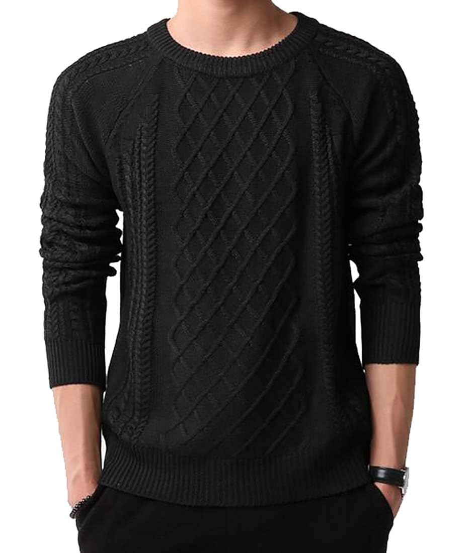 black long sleeve pullover sweater