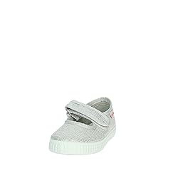 Cienta Girls Mary Jane Shoe, Silver, 20 M EU / 4 M