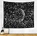 HAOCOO Hippie Wall Hanging Tapestry,Boho Indian Home Decor Starry Sky Wall Art for Bedroom Living Room Dorm Apartment (51 x 60 Inch, Moon Constellations)