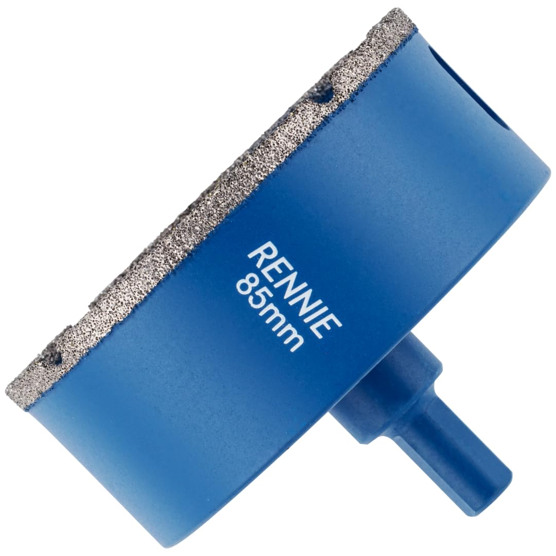 85mm Diamond Hole Saw Drill Bit With Tri Shank For Porcelain Tiles Ceramic Slate Stone Granite Marble Glass. Diamond Core Holesaw/Hole Cutter — image 1