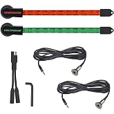 Yak Power 10 Inch Red and Green LED Light Kit, 2-Piece for Kayak | Two-piece red and green navigation LED light kit for kayak boat marine, plug-and-play install