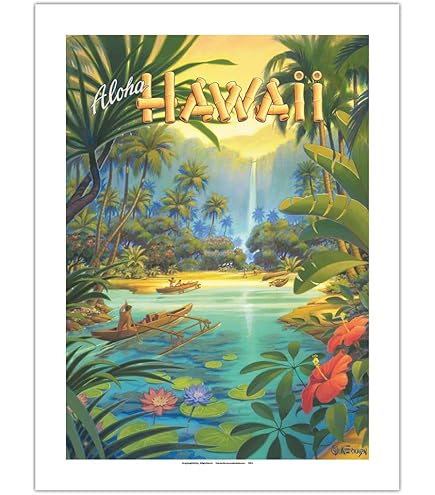 Sunset Beach Hawaii - Oahu North Shore - Surfer - Vintage