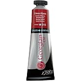 Daler Rowney Georgian Oil Paint Crimson Alizarin 38ml Tube - Art Paints for Canvas Paper and More - Oil Painting Supplies for Artists and Students - Artist Oil Paint for Any Skill Set