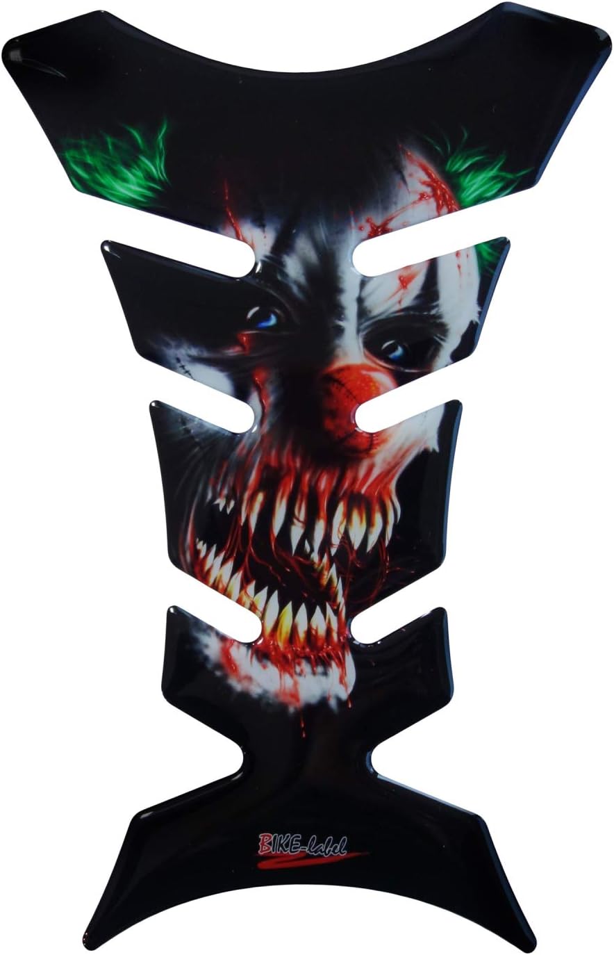 BIKElabel 501679VA Protègeréservoir pour moto Clown Joker Caches et