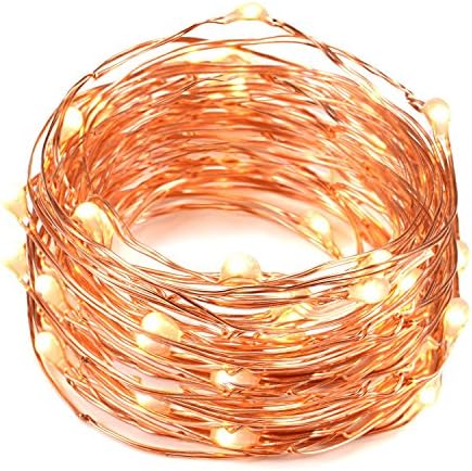 Starry String Lights,Summer Music LED String Lights for Bedroom, Garden，Wedding，Patio, Parties, Christmas Tree, Decorations（ 2 Set of Micro 30 Leds 9.8 Ft Copper Wire Warm White Color )
