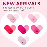 AIMEILI Gel Nail Polish Set Pink 6pcs Soak-Off UV/LED 8ml view 2