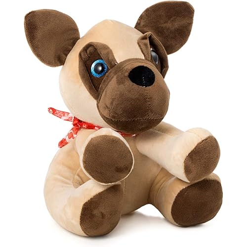 12" Valentine's Day Valentines Gift for Girlfriend, Boyfriend, Plush Stuffed Animal (Ribbon)