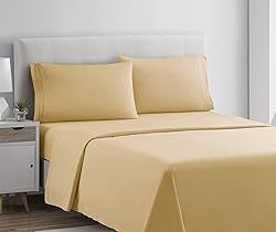 Clara Clark Bed Sheets, Premier 1800 Series 4 Piece