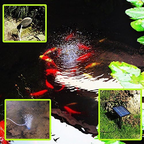 MNP SA10 Small Pond Solar Powered Aerator One Year Warranty