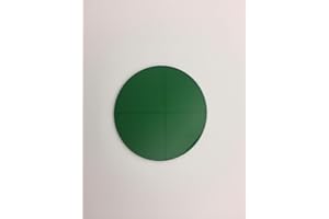 SIBE-R-PLASTIC SUPPLY SM Sibe-R-Plastics Supply - 6 Pack - Colored Transparent Acrylic Plexiglass 1/8" Thick Circles Seasonal Outdoor Decorative Lighting Accents Pick Your Color and Diameter (6 Pack - Green, 2" Diameter)