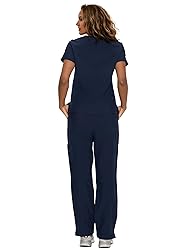 floralhue Scrubs for Women, V-Neck Scrubs Top