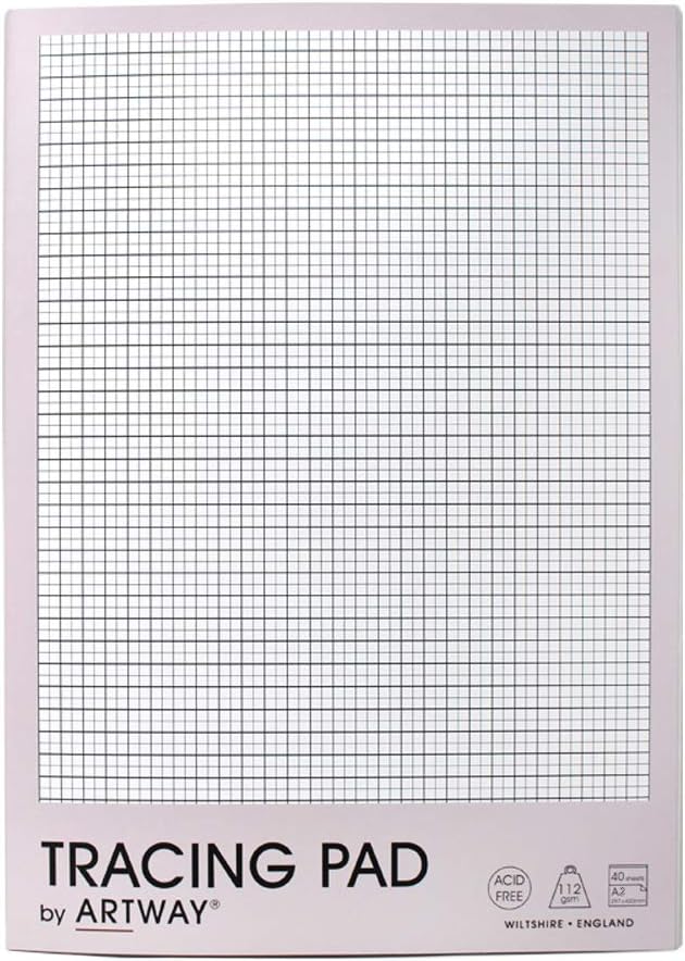 Artway Premium Tracing Paper Pad A2 Heavyweight 112gsm 40 Sheets