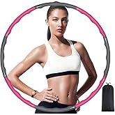 Exercise Hoop Weighted Hula Hoops for Fitness Weight Loss Detachable 8 Section 95cm Hula Hoop for Adults for Exercise