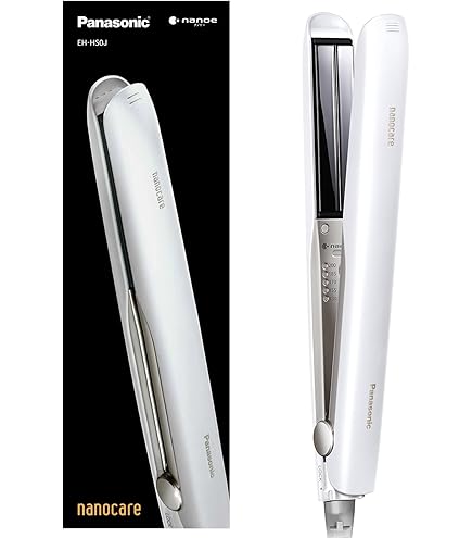 箱あり　Panasonic EH-HS9J-W WHITE Amazon.com: Panasonic EH-HS9J Straight Iron Nano Care AC100-240V