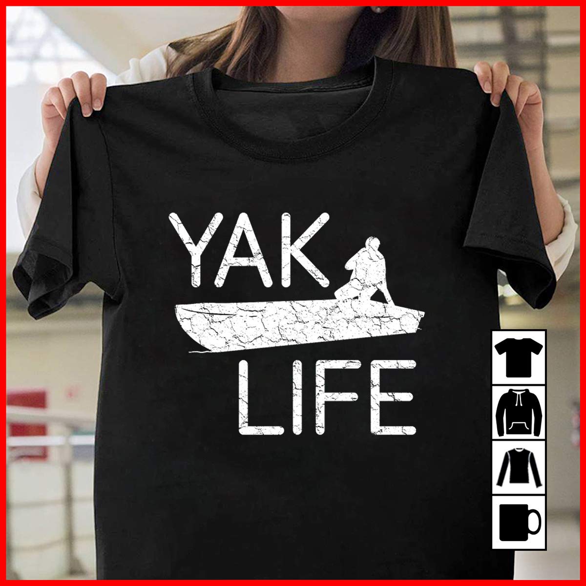 Kayaking Kayak Life T Shirt Kitilan
