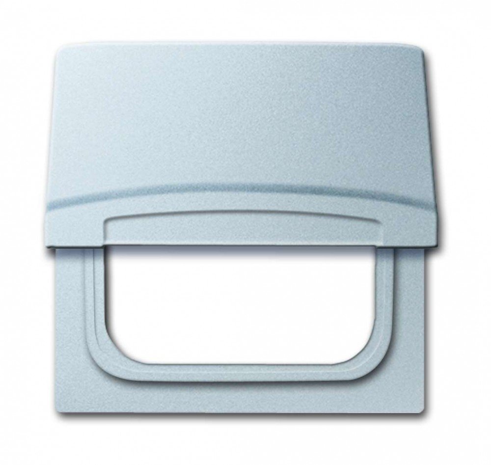 Busch-Jaeger 2118GK-33 Intermediate ring with hinged lid, aluminium silver, Allweather IP44