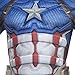 Party City Avengers: Endgame Captain America Muscle Costume for Children, Size Small, Includes a Mask, Gloves, and Belt
