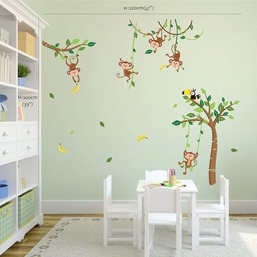 giraffe wall decal nursery