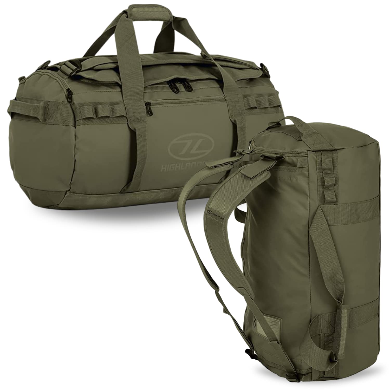 Highlander Unisex's DB123-OG Storm Kit Bag, Olive Green, 65 Litres