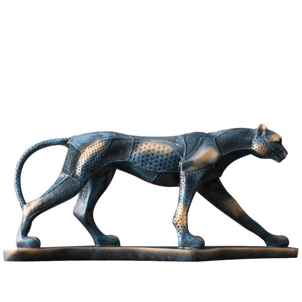 Leopard cheetah accesorie table resin 