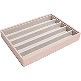 Stackers Blush Pink 5 Section Jewelry Box (Blush Pink)