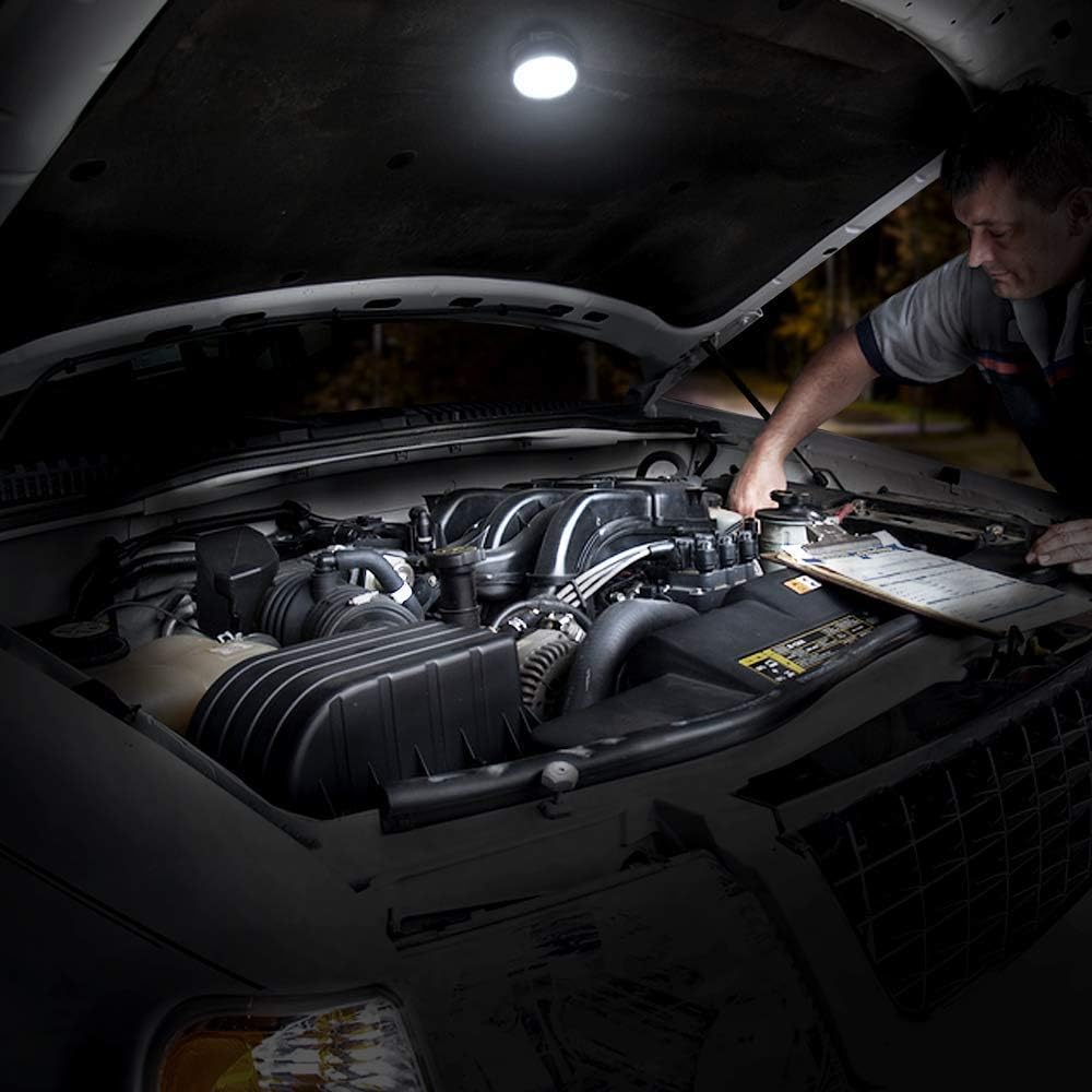 LED Camping Lantern Rechargeable, 280LM, 3 Light Modes, 3000mAh Power Bank, Waterproof, Perfect Mini Flashlight with Magnetic Base for Hurricane Emergency, Outdoor, Hiking, Home and Car by LE: Sports & Outdoors